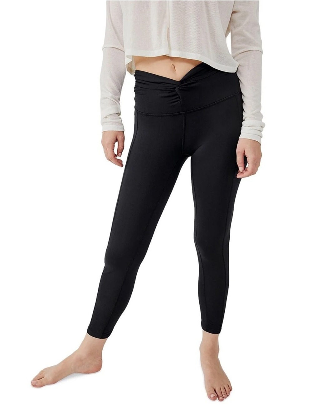 Free People Movement Breathe Deeper Leggings in Black, Women’s size XS